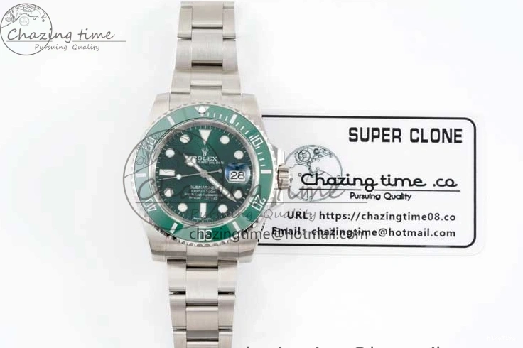 MiroTime 0401 Submariner 116610 LV Green Ceramic APSF 1:1 Best Edition on SS Bracelet VR Stretchable 2376